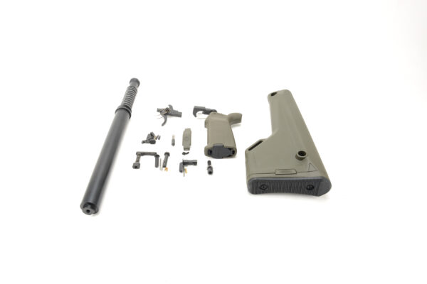 BKF AR15 Lower Magpul MOE Rifle Build Kit (ODG)