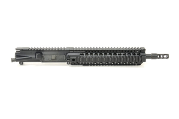 BKF M4 MOD-0 10.5" 5.56 Govt Nato Carbine length 1/7 Twist Barrel W/ 9.5" Midwest Combat Quad Handguard (BKF W/ Pinned Gas Block)