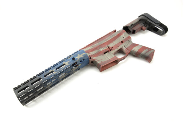 Aero Precision AR15 Builder Set w/SB Tactical Brace - USA Themed Cerakote - USED/DEMO Model