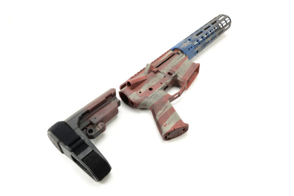 Aero Precision AR15 Builder Set w/SB Tactical Brace - USA Themed Cerakote - USED/DEMO Model