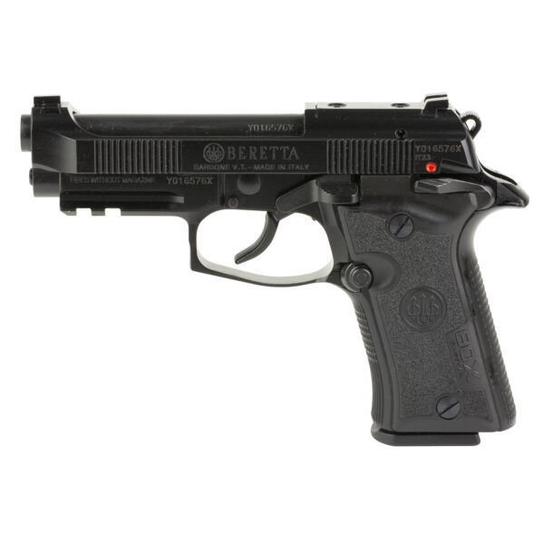Beretta, 80X Cheetah, Double Action/Single Action, Semi-automatic, Metal Frame Pistol, 380 ACP, 3.9" Barrel, Polymer Grip, Manual Safety/Decocker, Black, 13 Rounds, 2 Magazines, Front Picatinny Rail, Optic Ready