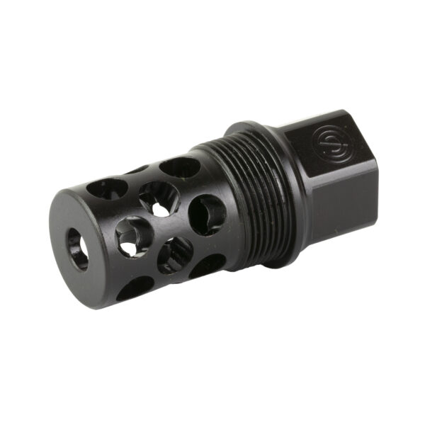 SilencerCo, Compact Radial Brake, 223 Remington/556NATO, Fits 1/2X28, Compatible with SilencerCo Thread Over Mounts