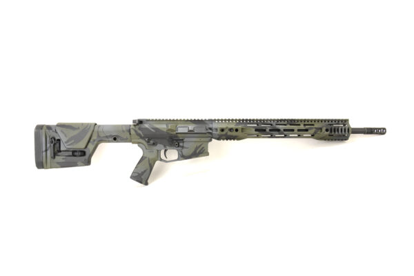 BKF M5 MOD-0 LR-308 18" 1/10 Twist .308 FFSSR PRS Cerakoted Rifle - Shadowcam Black