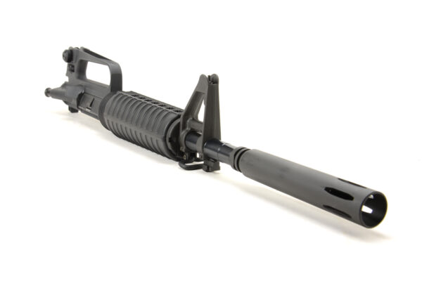 BKF AR15 A2 11.5" with Retro Flash Hider Complete Upper Receiver (M4 Feedramps) - Colt Grey Anodized