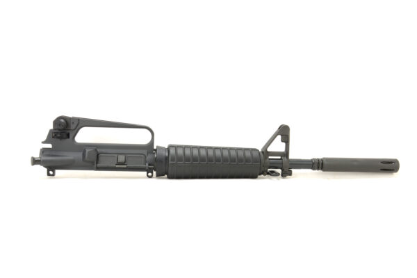 BKF AR15 A2 11.5" with Retro Flash Hider Complete Upper Receiver (M4 Feedramps) - Colt Grey Anodized