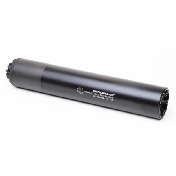 Griffin Armament, Revolution 9MM, Suppressor, 7.6"