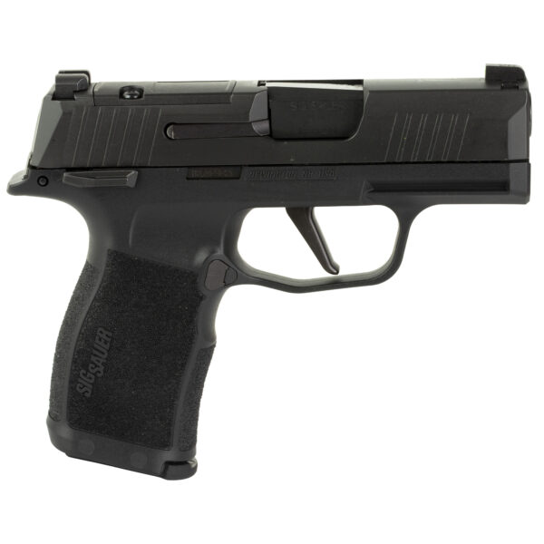 Sig Sauer, P365X, Striker Fired, Semi-automatic, Polymer Framed Pistol, Sub-Compact, 9MM, 3.1" Barrel, Matte Finish, Black, X-Ray 3 Night Sights, Optic Ready, Manual Safety, 12 Rounds, 2 Magazines