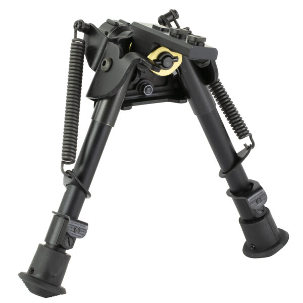 Harris Engineering, Bipod, Rotating, Black, Leg Notch, 6"-9"