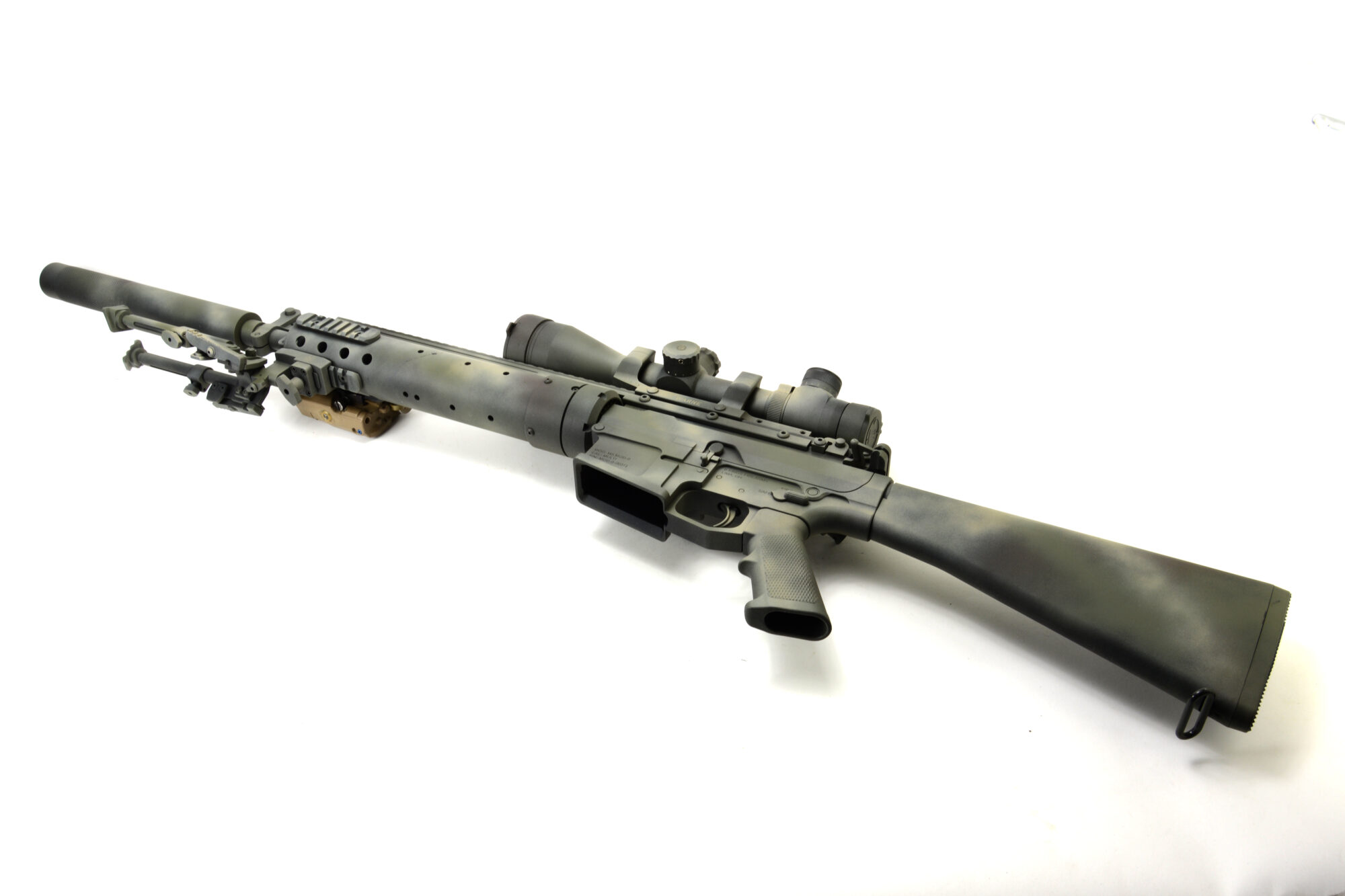BKF Mk 12 MOD-0 308 WIN Special Purpose Rifle w/PEQ-15, Leupold Mark 4 ...