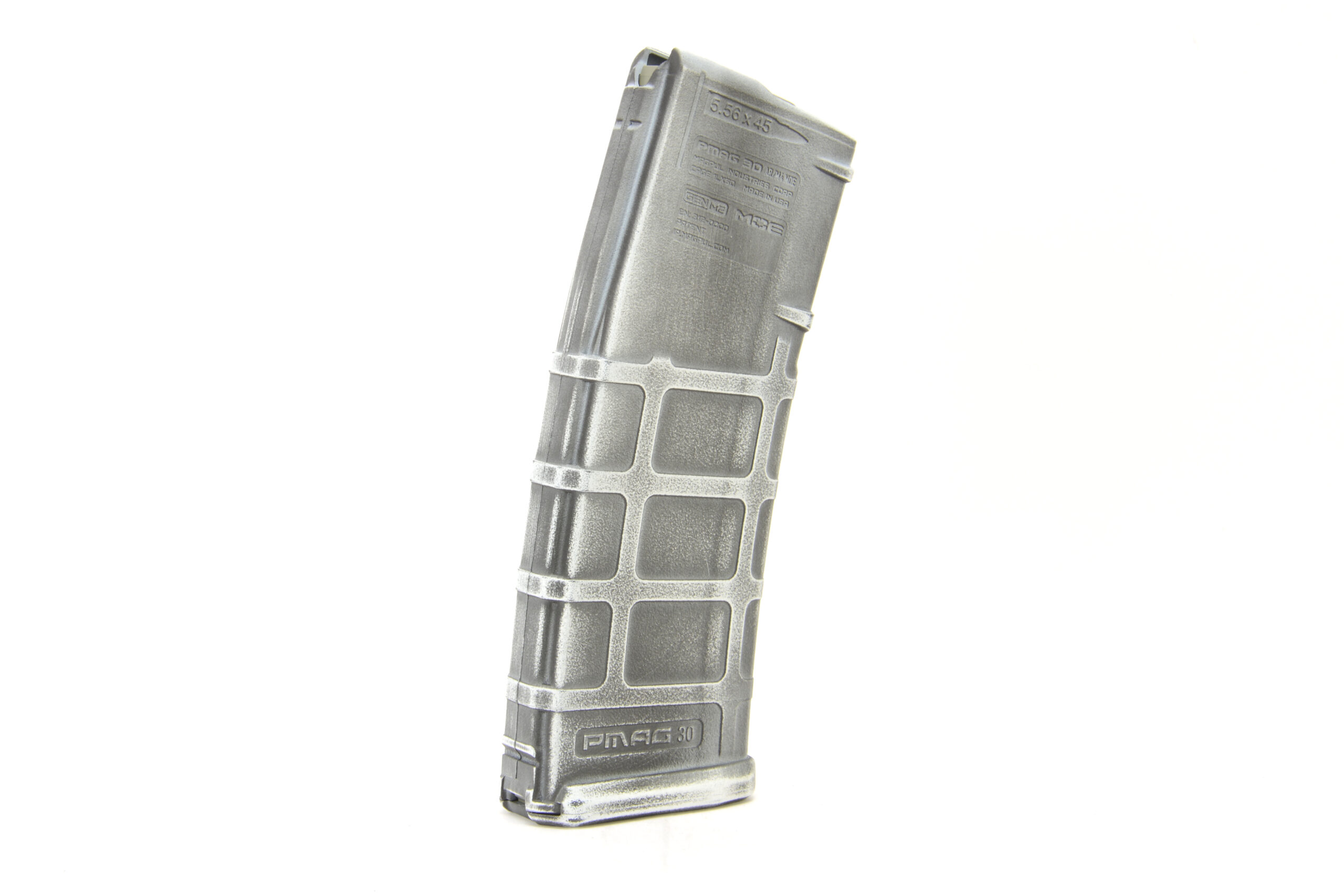 Magpul Pmag Moe 5.56 30rd - Storm Trooper White Battleworn Cerakote