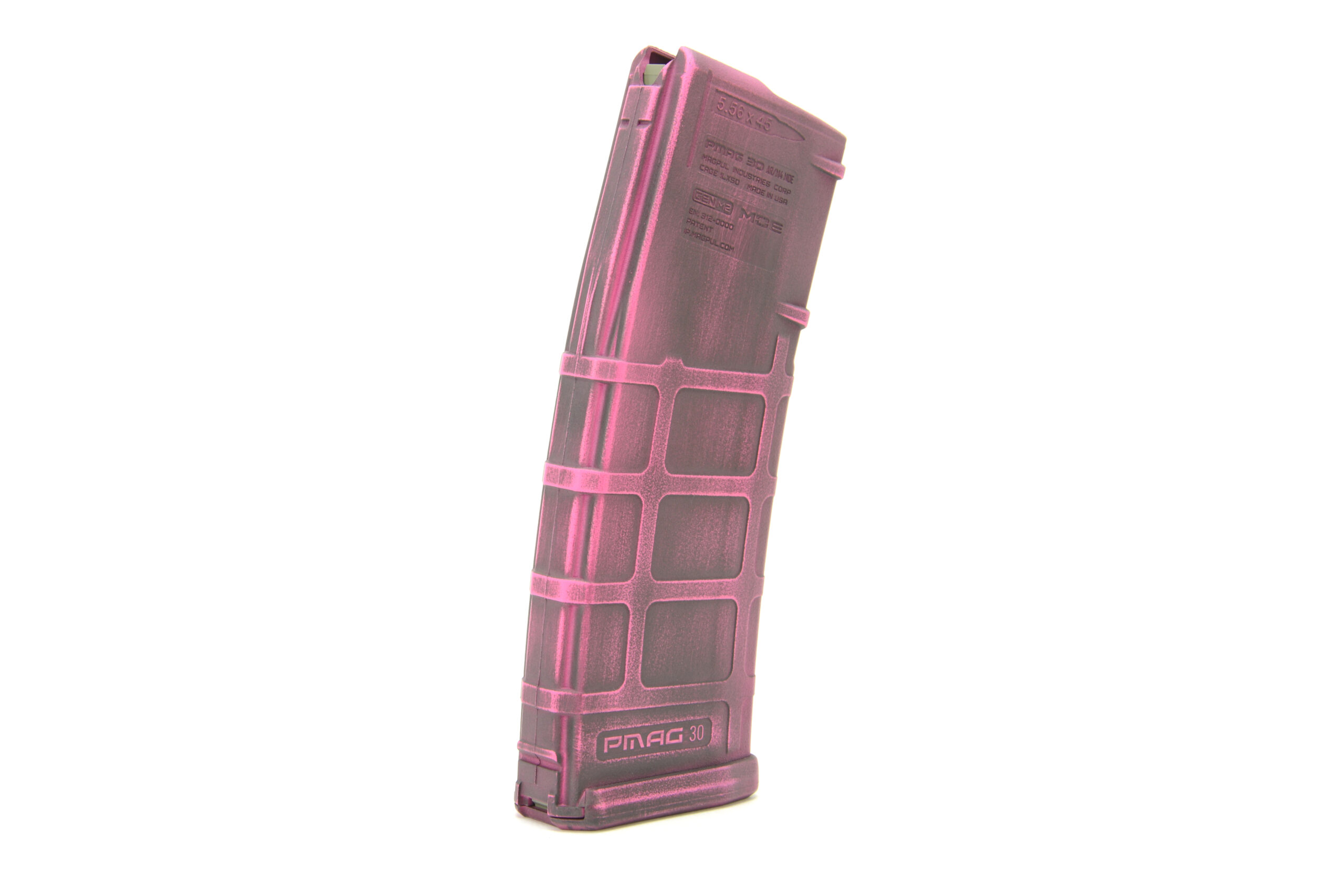Magpul Pmag Moe 5.56 30rd - Pink Battleworn Cerakote
