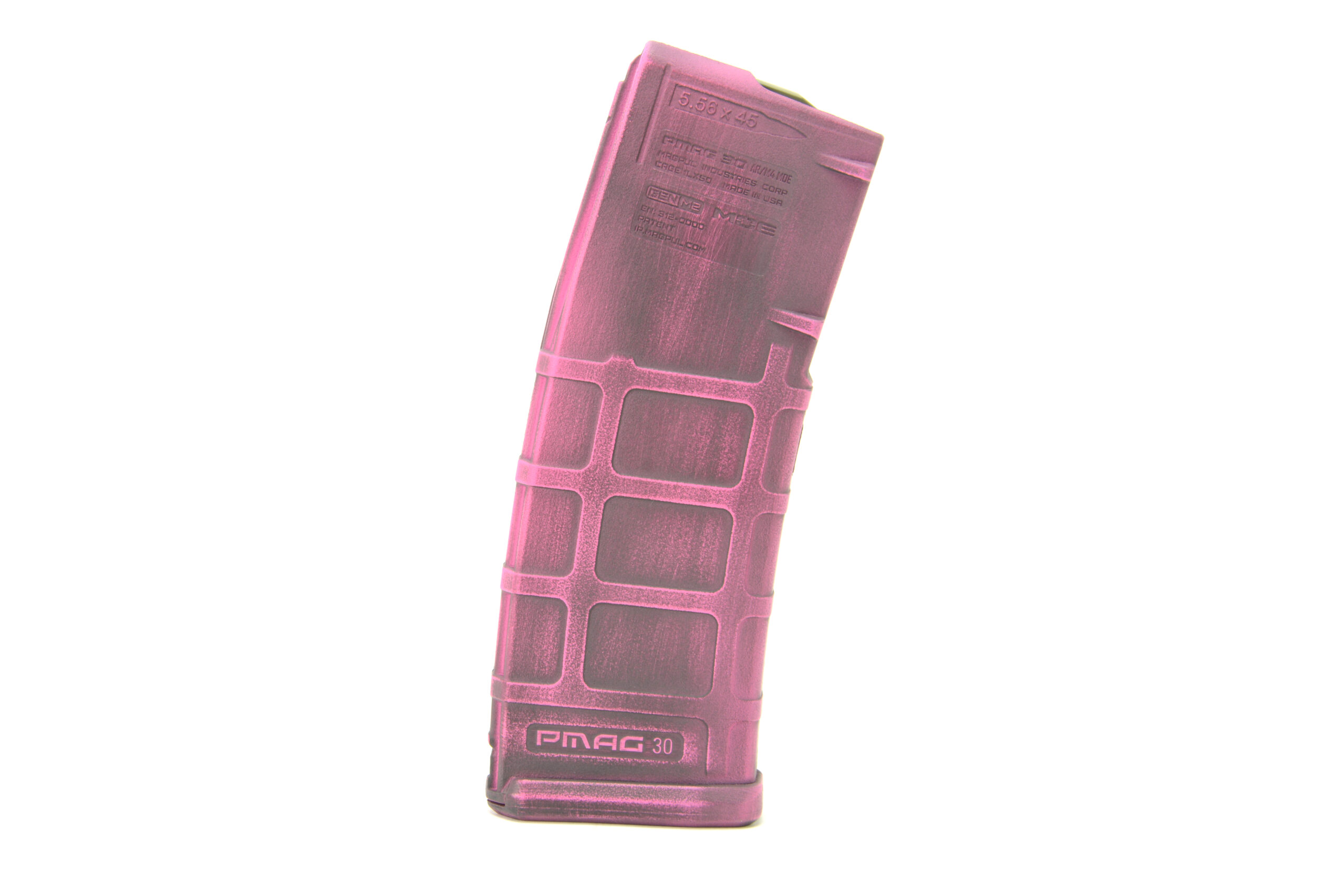 Magpul Pmag Moe 5.56 30rd - Pink Battleworn Cerakote