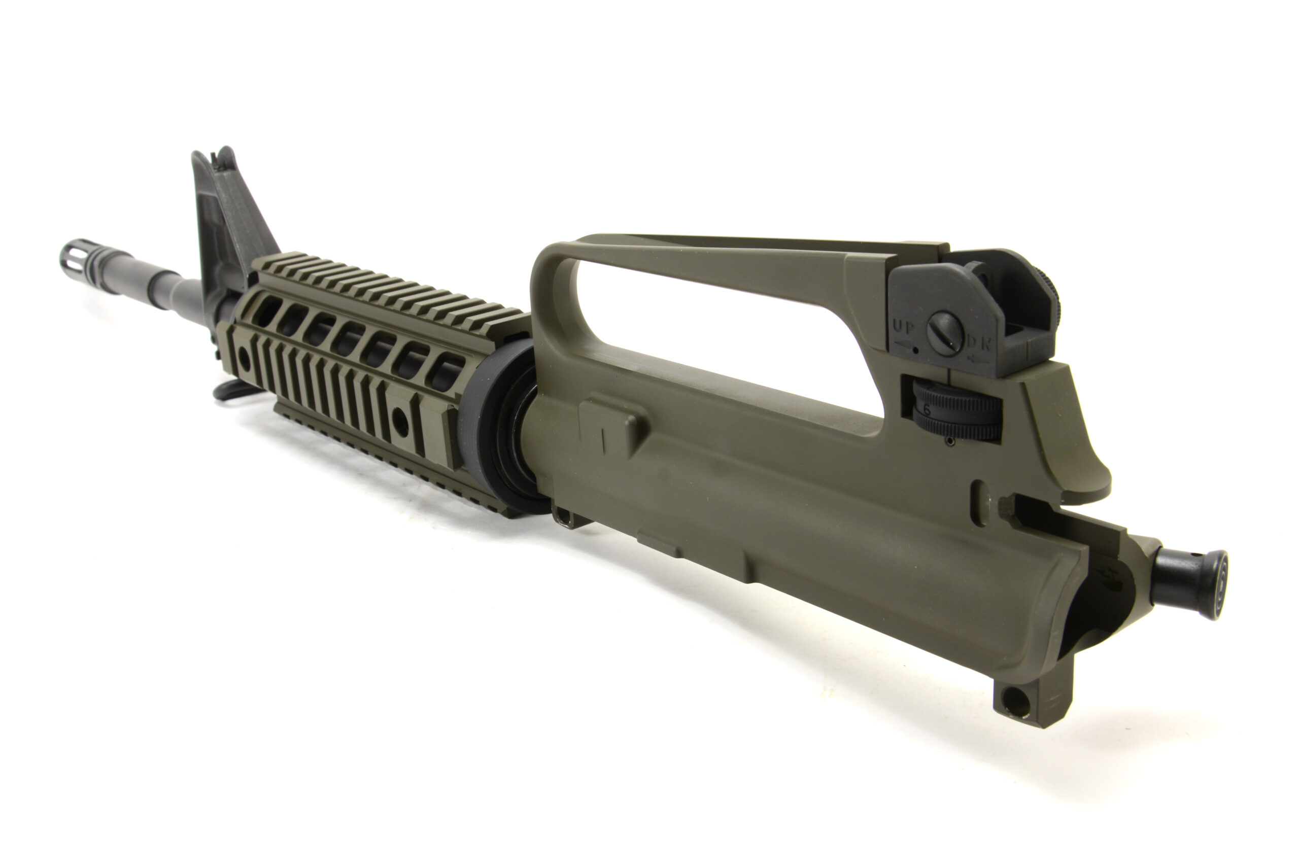 BKF M16A2 14.5" 5.56 Nato 1/7 Twist Chrome Lined Phos Complete Quad Upper Receiver - Magpul OD Green - Image 6