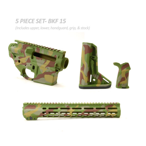 BKF AR15 Cerakoted 13" SL Builder Set - M81 Tropic