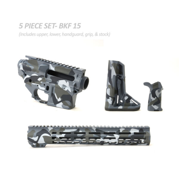 BKF AR15 Cerakoted 13" SL Builder Set - M81 Urban