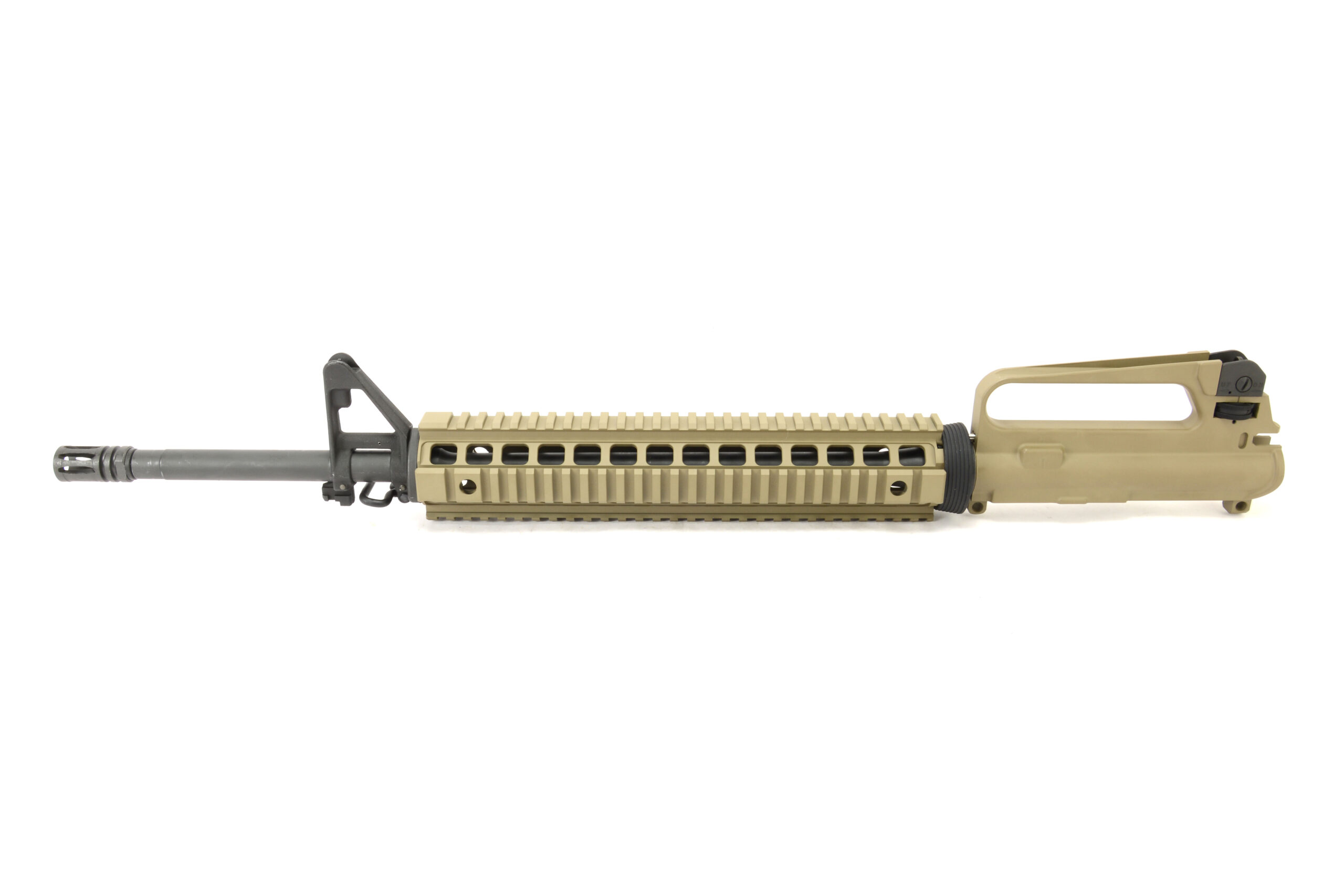 BKF M16A2 20" 5.56 4150 CMV 1/7 Twist Chrome Lined Phos Govt Profile Quad Rail Complete Upper - Magpul FDE Cerakote - Image 2
