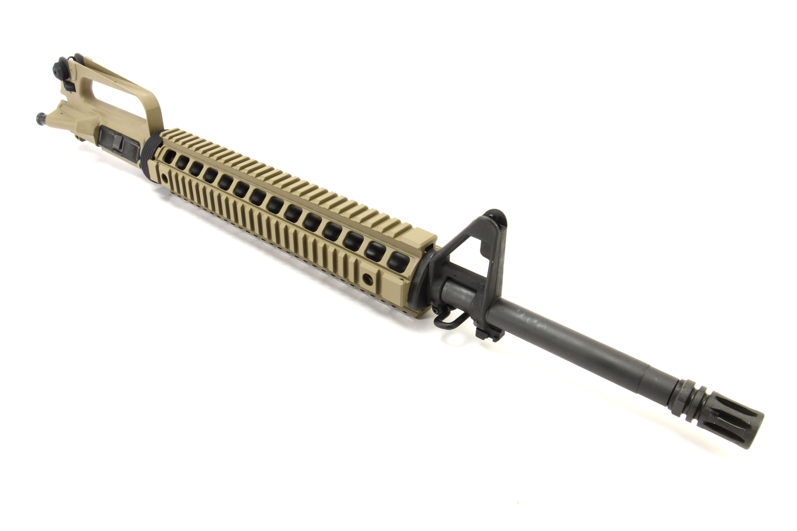 BKF M16A2 20" 5.56 4150 CMV 1/7 Twist Chrome Lined Phos Govt Profile Quad Rail Complete Upper - Magpul FDE Cerakote - Image 3