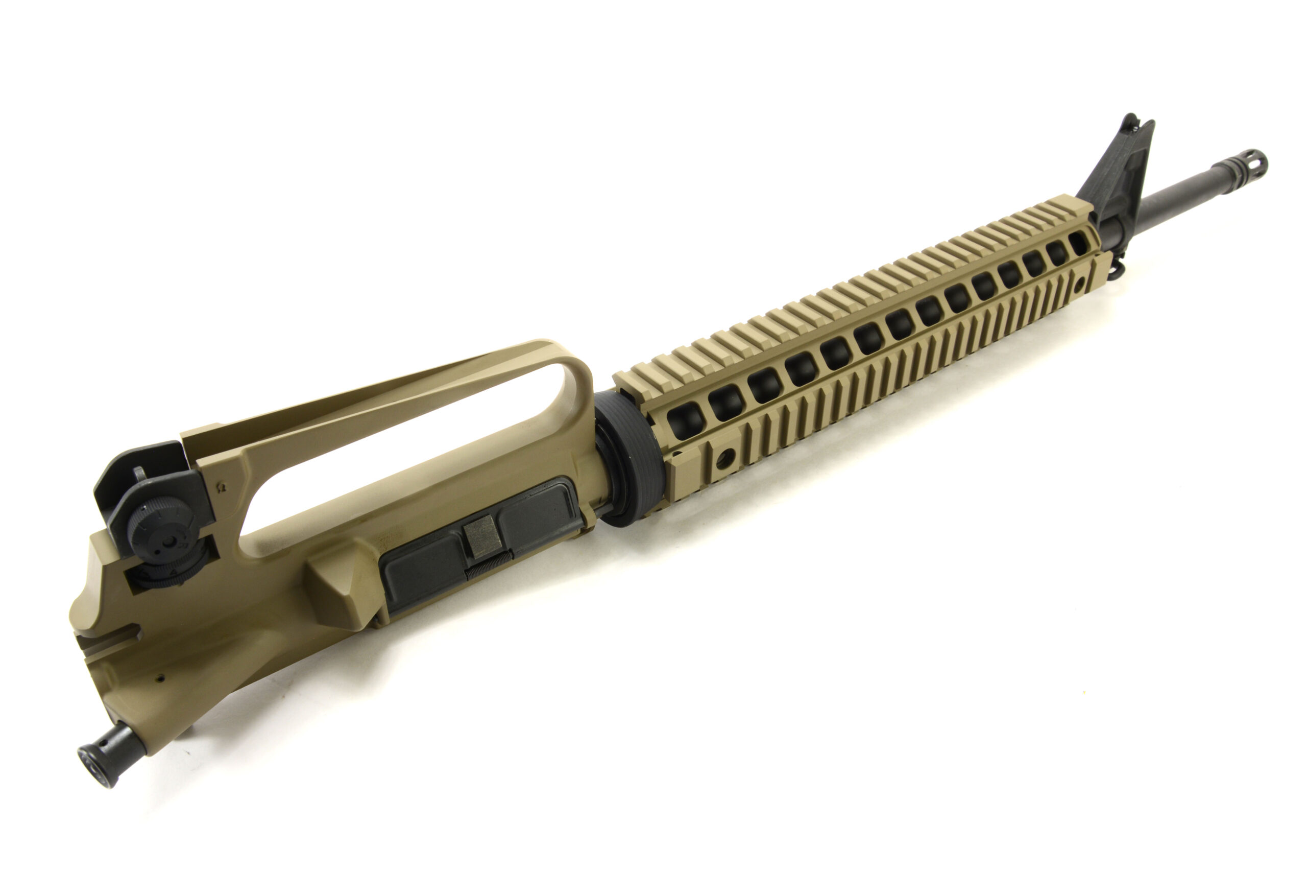 BKF M16A2 20" 5.56 4150 CMV 1/7 Twist Chrome Lined Phos Govt Profile Quad Rail Complete Upper - Magpul FDE Cerakote - Image 4
