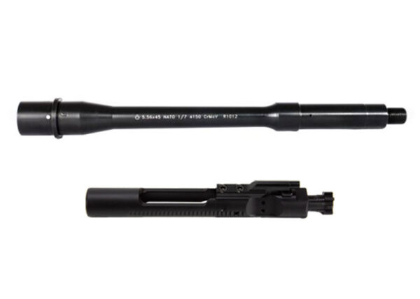 Ballistic Advantage 10.5" 5.56 Government Profile Carbine Length AR 15 Barrel & Nitride C158 Bolt Carrier Group Combo