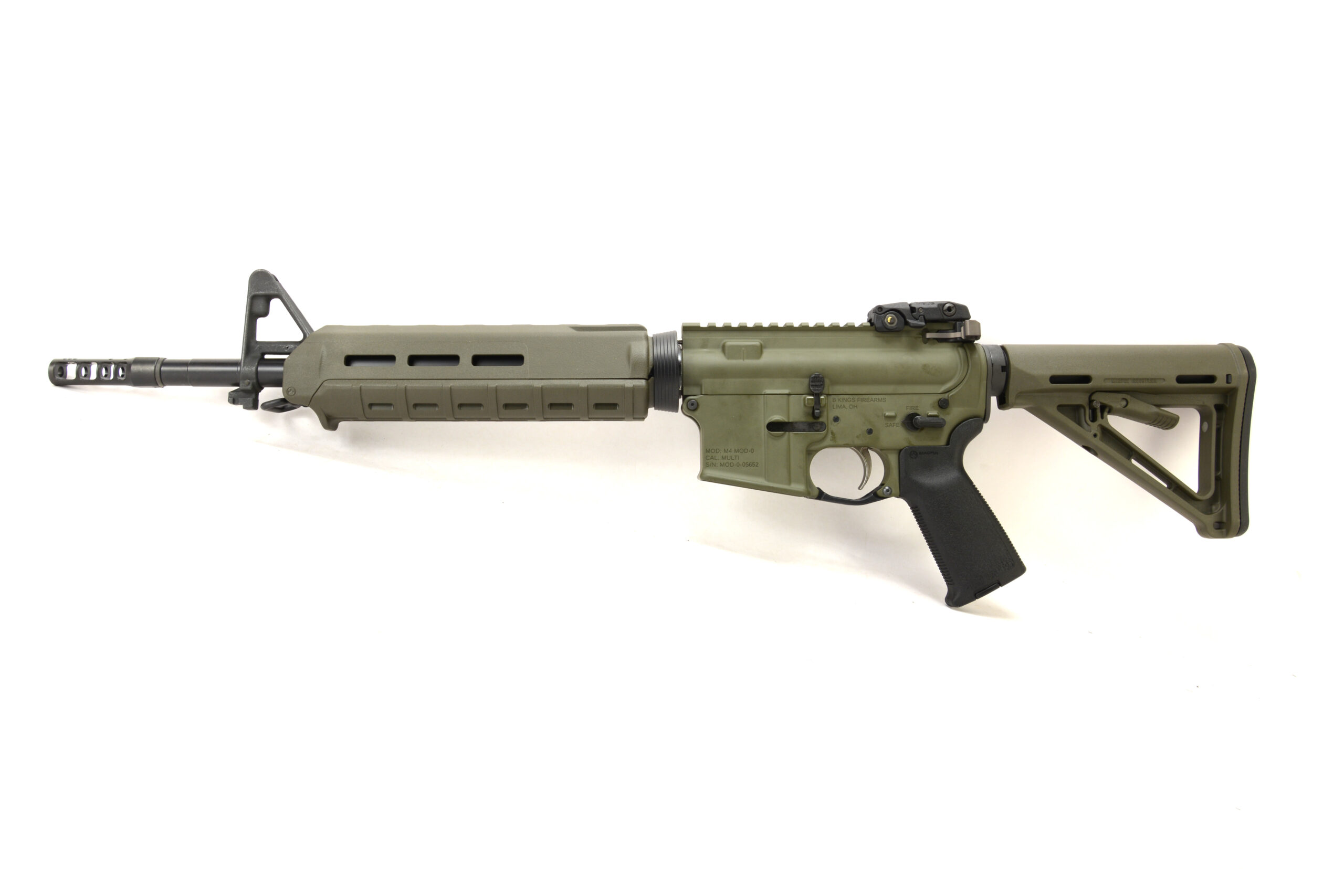 BKF M4 MOD-0 13.9" 1/7 Twist 5.56 Nato MOE Rifle - Image 2