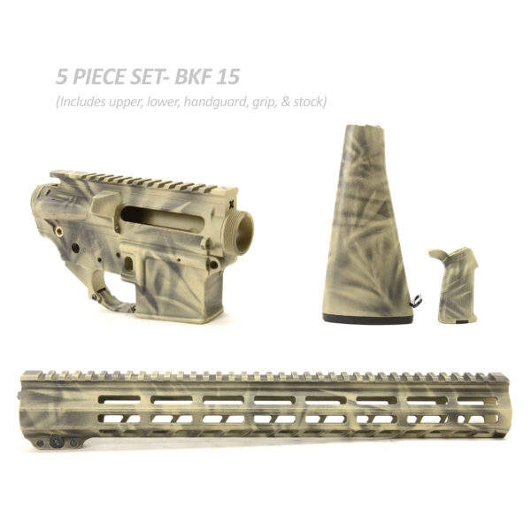 BKF AR15 Cerakoted 15" Moe Builder Set - X102