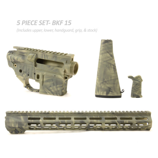 BKF AR15 Cerakoted 15" Moe Builder Set - X103