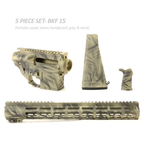 BKF AR15 Cerakoted 15" Moe Builder Set - X104