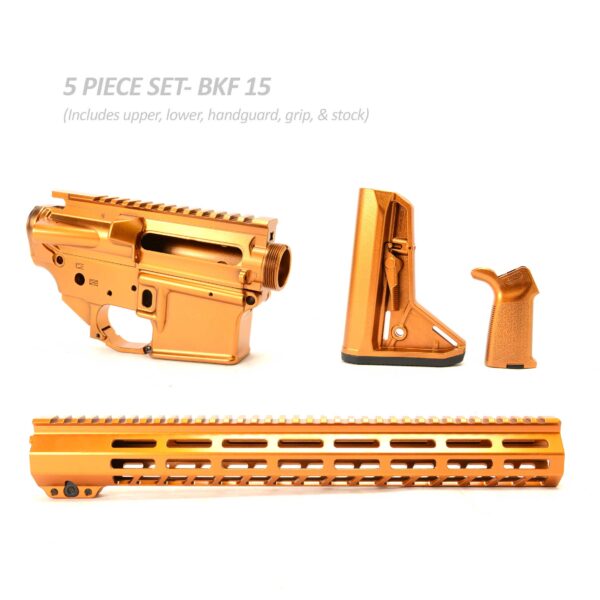 BKF AR15 Cerakoted 15" Moe Builder Set - FX Copper