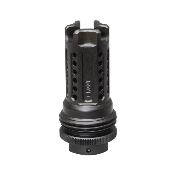 SilencerCo, ASR RCB Compensator, 1/2X28, 223 Remington/556NATO, Nitride Finish, Black