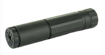 Advanced Armament Corp, Halcyon, Suppressor, 5.7X28MM, Titanium, PVD Finish, Black, Direct Thread 1/2X28