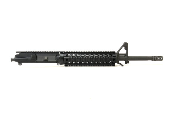 BKF AR15 16" 5.56 Govt Profile Mid Length HBAR Chrome Lined Phos Complete Quad Rail Upper Receiver