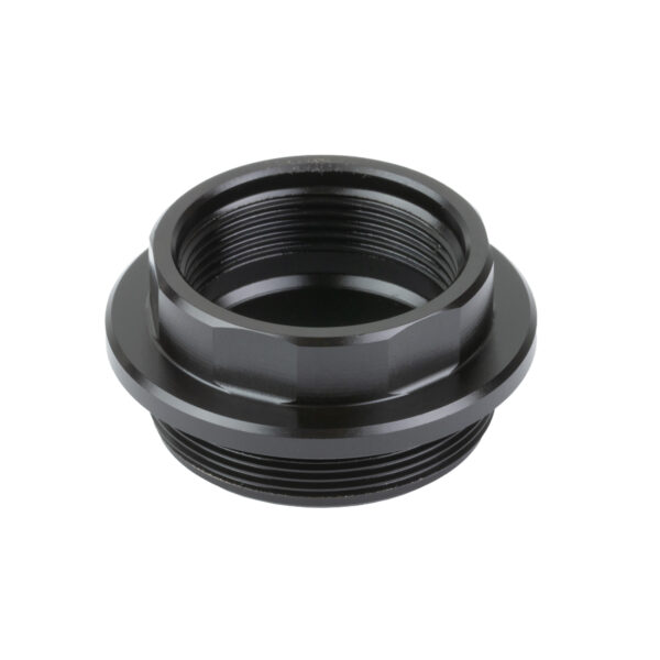 Rearden, Alpha Atlas Thread Adapter, Compatible with Short Rearden Devices (FHD/Mini/SPB/RPB/R2S), For Suppressors with Inside Diameter Threading of 1.125-28 (Rugged Obsidian 9/45), Nitride Finish, Black