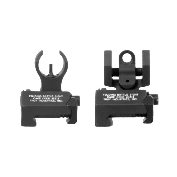 TROY Industries, BattleSight Micro, Front and Rear Sight, Picatinny, Black Finish