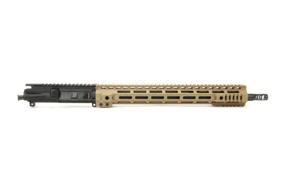 BKF M4 MOD-0 16" Govt 5.56 Nato Mid length 1/7 Twist Barrel W/ 15.25" FDE Cerakoted Handguard (BKF W/ Pinned Gas Block)
