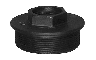 Yankee Hill Machine Co, Universal Suppressor Mount, Direct Thread 1/2X28 to HUB 1.375X24, Oxide Finish, Black