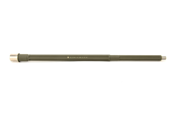 BKF 20" .223 Wylde DMR Fluted Stainless Steel Rifle Length AR 15 Barrel - Cerakoted Magpul ODG