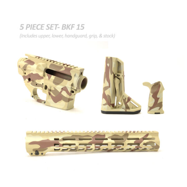 BKF AR15 Cerakoted 13" SL Builder Set - M81 Desert