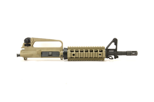 BKF M16A2 11.5" 5.56 Nato 1/7 Twist  Chrome Lined Phos Complete Quad Upper Receiver - Magpul FDE