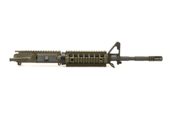 BKF-15 14.5" 5.56 Nato 1/7 Twist Chrome Lined Phos Complete Quad Upper Receiver - Magpul OD Green Cerakote