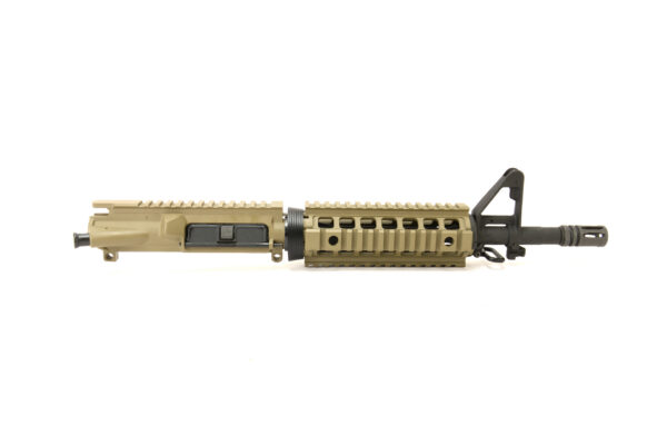BKF-15 11.5" 5.56 Nato 1/7 Twist Chrome Lined Phos Complete Quad Upper Receiver - Magpul FDE Cerakote