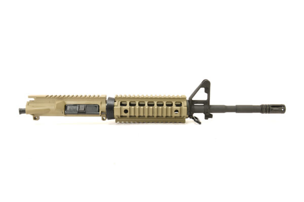BKF-15 14.5" 5.56 Nato 1/7 Twist Chrome Lined Phos Complete Quad Upper Receiver - Magpul FDE Cerakote