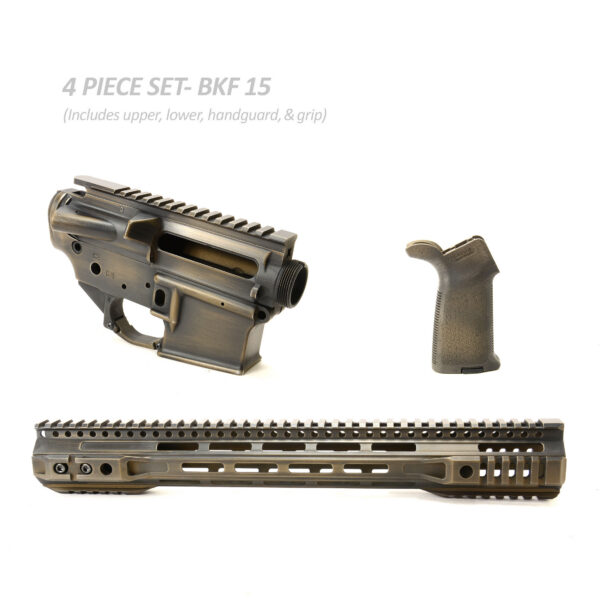 BKF AR15 Cerakoted Builder Set - Bronze Battleworn