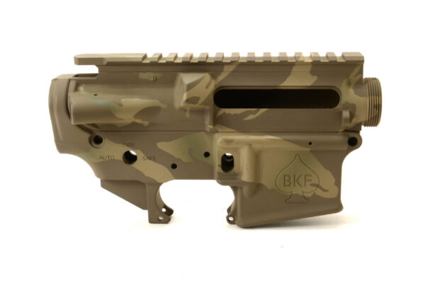 BKF M4 MOD-0 Cerakoted Receiver Set - Shadowcam FDE