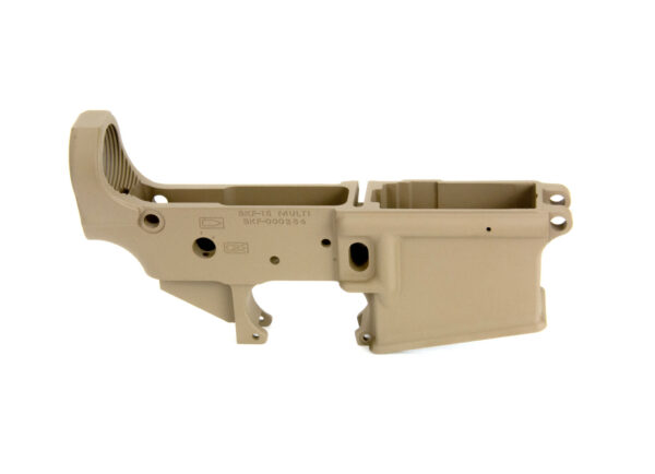 BKF AR15 Stripped Lower Receiver - Cerakoted Magpul FDE
