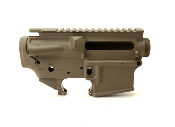BKF M4 MOD-0 Cerakoted Receiver Set - Patriot Brown Cerakote