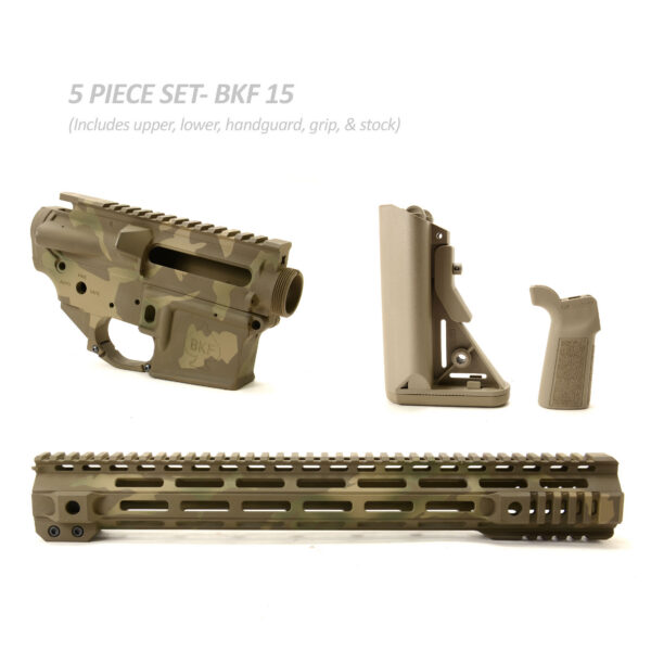 BKF M4 MOD-0 Cerakoted 15.25" Builder Set - FDE Shadowcam