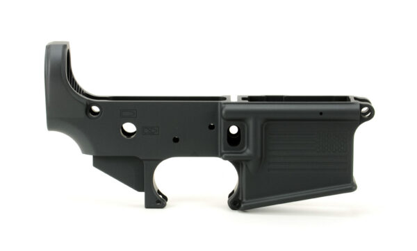 BKF AR15 Stripped Lower Receiver - Engraved USA Flag