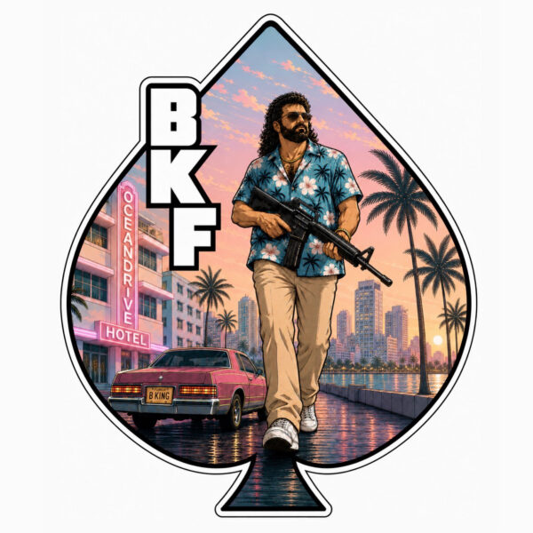BKF Sticker - Retro AR Sticker