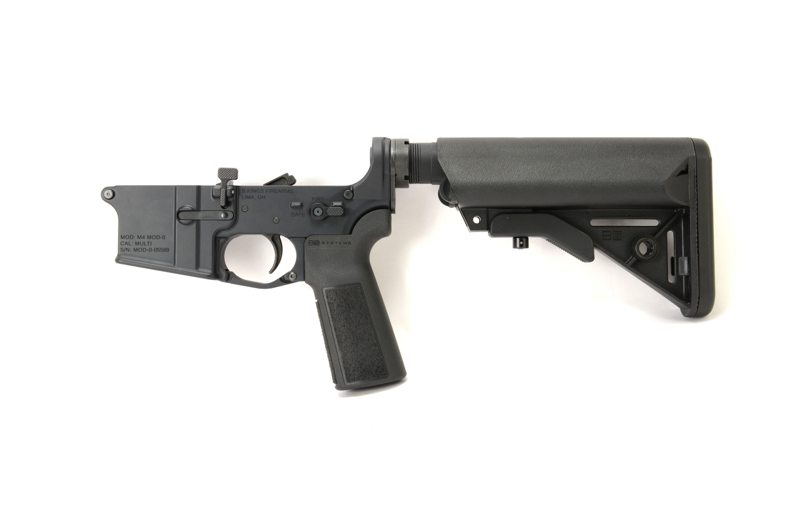 BKF M4 MOD-0 B5 SOPMOD Lower Receiver W/ Enhanced Trigger & Controls - B5 SOPMOD Stock - Image 2